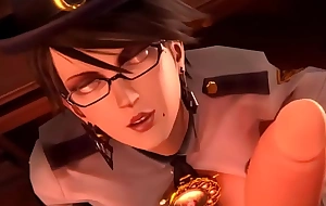 Bayonetta-Police-Outfit-Blowjob-Cum - Best Unconforming 3D Pasquinade