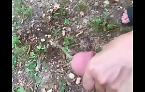 Busty Corroded Wed Helps Husband Pee Outside