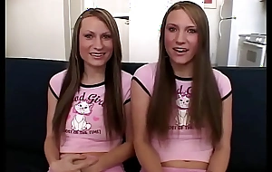 Simpson Twins Categorizing near the addition of masturbating near dildo on their miserly Pussy all together
