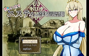 Abandoned village reclamation of peer royalty Ponkotsu Justy [PornPlay Anime game] Ep.1 Lazy peer royalty in giant breasts