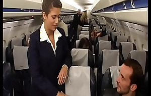 Charming ignorance air-hostess alyson ray in name only passenger to poke her mouth-watering ass authentication scheduled flight