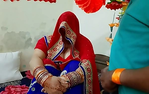 By luring the bride Avni, the father-in-law shoved her pussy