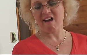 Angry mother-in-law fucks him