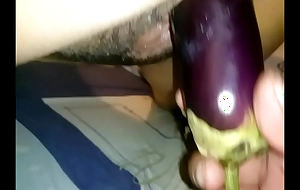 Pounding my wife with a big eggplant