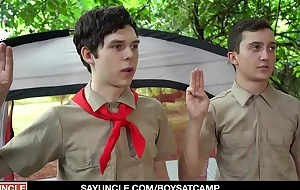 Two camp boys grimaced for not flunkey orders