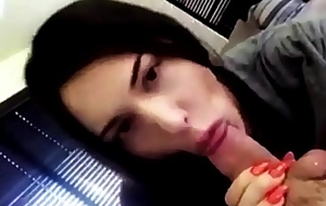 Blowjob wean away from young college gf