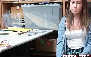 Teenager brooke blessing sucking cop penis aloft spycam