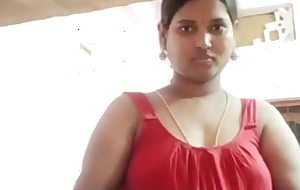 Madurai, Tamil off colour aunty in chimmies with fixed nipples