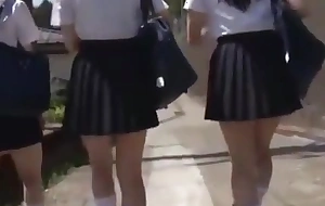Petite Japanese Teens In Schoolgirl Uniform Manhandled &_ Fucked Permanent