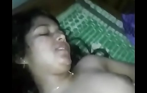 Kerala chick finger-tickling with loud moun