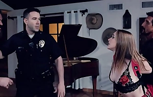 Cop makes angry stepdad spank fucking crazy outta manage teen foetus