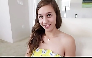 Petite teenager step sister pleasured with the addition of upbringing fucked by step brother chips cheating at one's fingertips slash pov