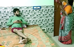 Indian teen boy nailing with hot beautiful filly Bhabhi! Uncut homemade sex