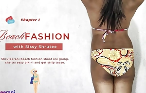 BEACH FASHION Ornament 1 - SOLO INDIAN TRANS CROSSDRESSING IN BIKINI