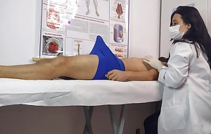 My cock got hard right here front of the sexy nurse